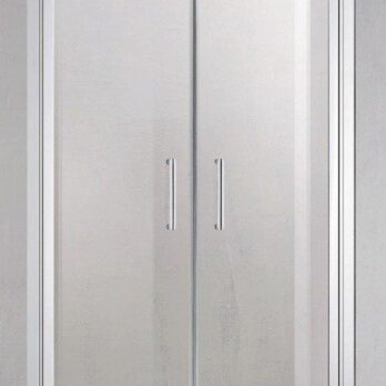 Душевая дверь Adema НАП ДУО-100 прозрачные стекла