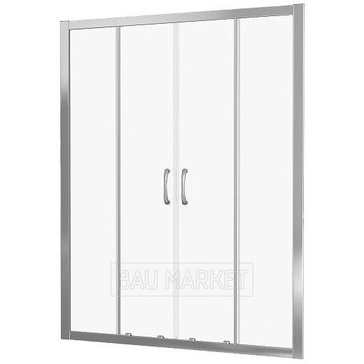 Душевая дверь Good Door LATTE WTW-TD-160-G-WE тип стекла: грейп, профиль жемчужный