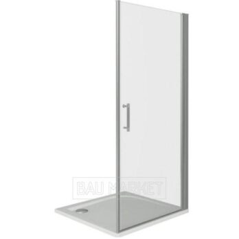 Душевая дверь Good Door MOKKA DR-100-C-WE без магнитного профиля, стекло прозрачное, профиль жемчужный