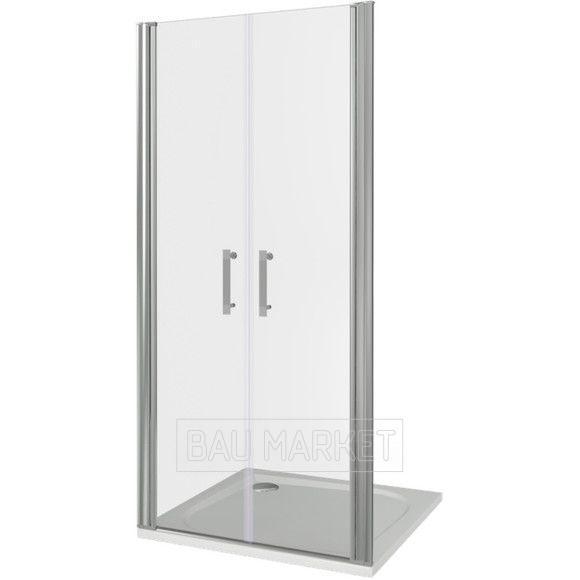 Душевая дверь Good Door MOKKA SD-90-C-WE стекло прозрачное, профиль жемчужный