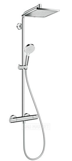 Душевая система Hansgrohe Crometta Е 240 1jet Showerpipe с термостатом (27271000)