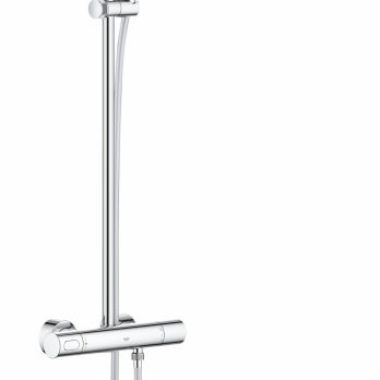 Душевая система с термостатом Grohe Rainshower SmartActive 310 белая луна (26648LS0)