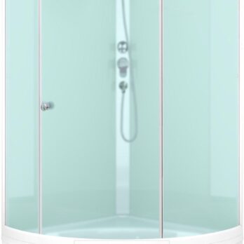 Душевой бокс Domani-Spa Simple high белый / сатин-матированное стекло (DS01Sm99HWM00)
