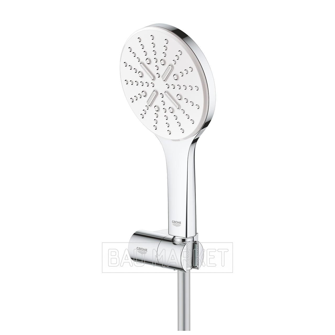 Душевой гарнитур Grohe Rainshower SmartActive 130 белая луна (26580LS0)