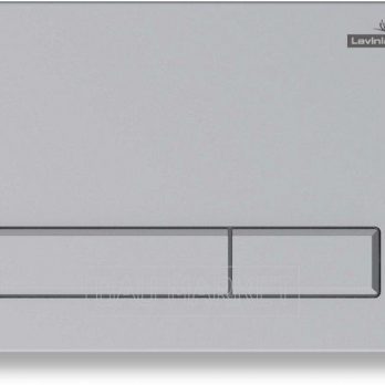 Пластиковая клавиша смыва Lavinia Boho RelFix толщина 1,3 см матовый хром; антибактериальное покрытие (380501MC)