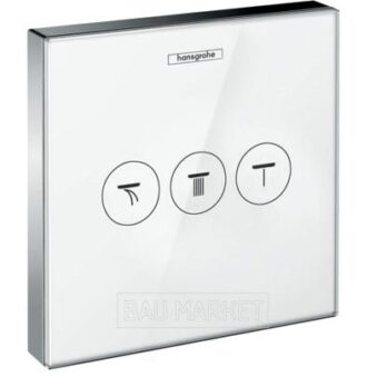 Смеситель скрытого монтажа Hansgrohe ShowerSelect белый/хром (15736400)